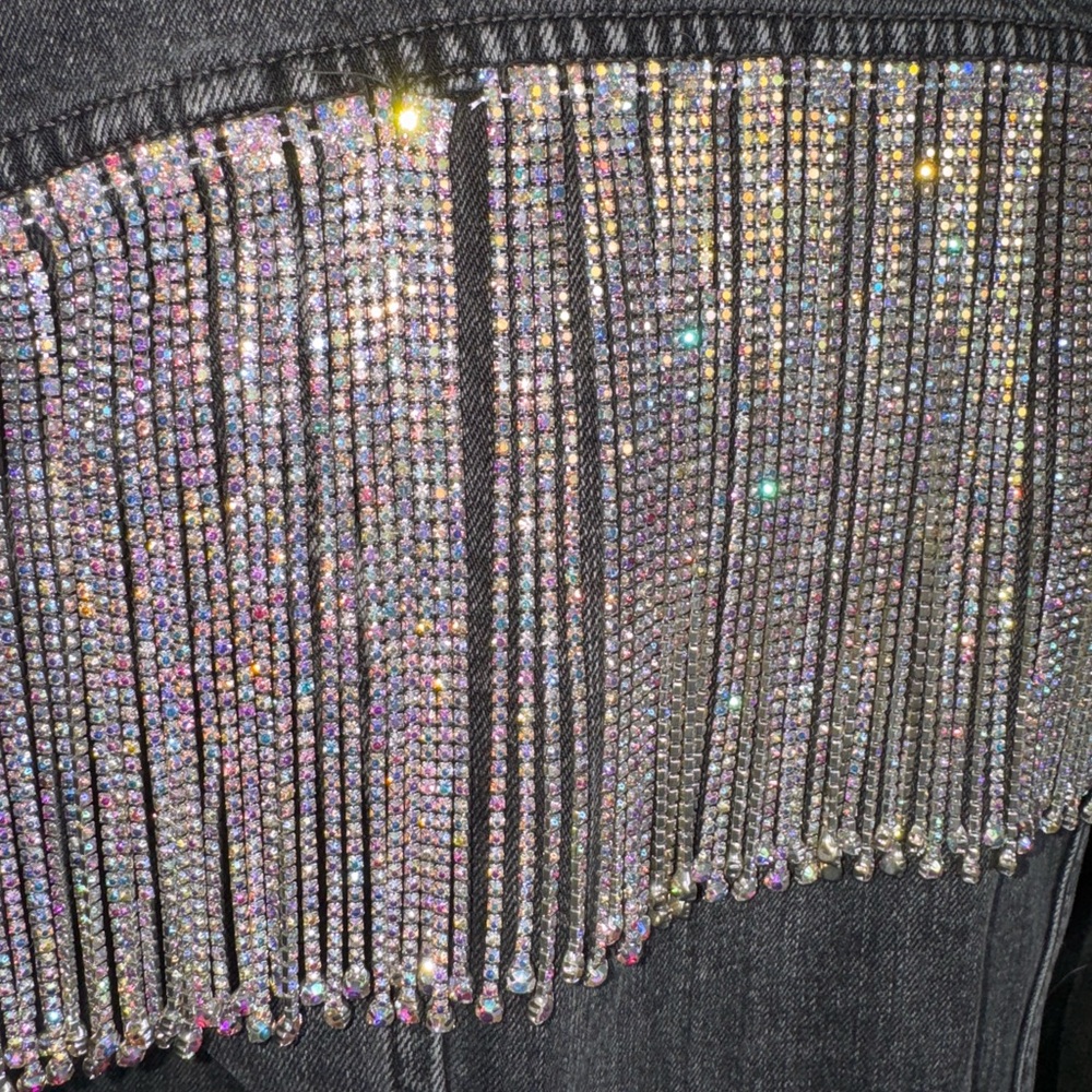 Levi’s Rhinestone Fringe Jacket - Picture 3 of 4